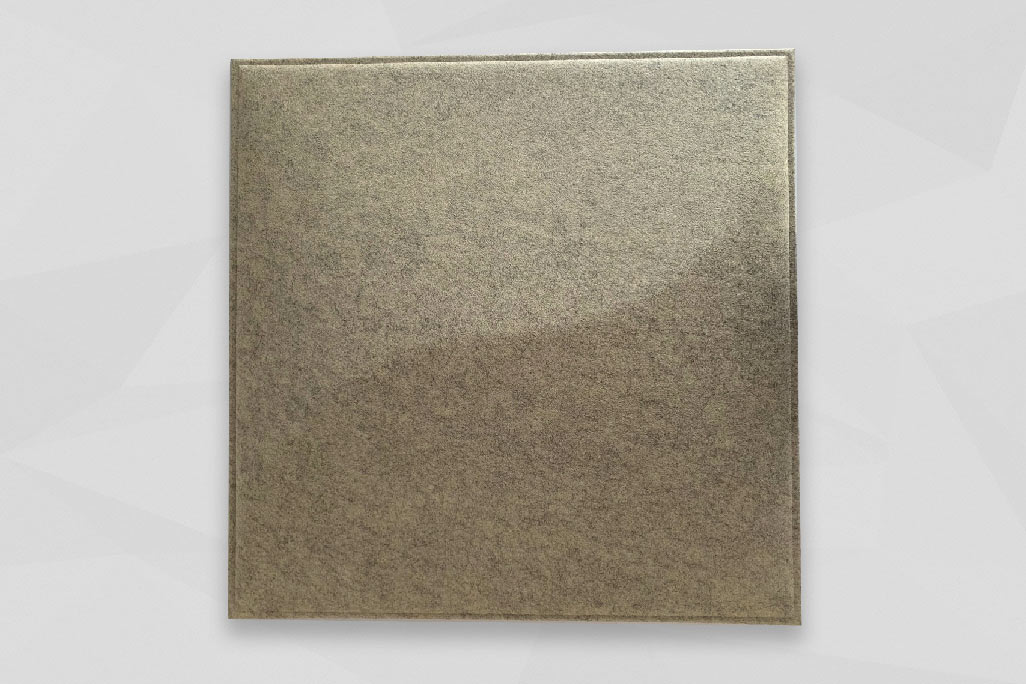 A soni COLOR Design YinYang ceiling element in beige photographed against a light gray background.